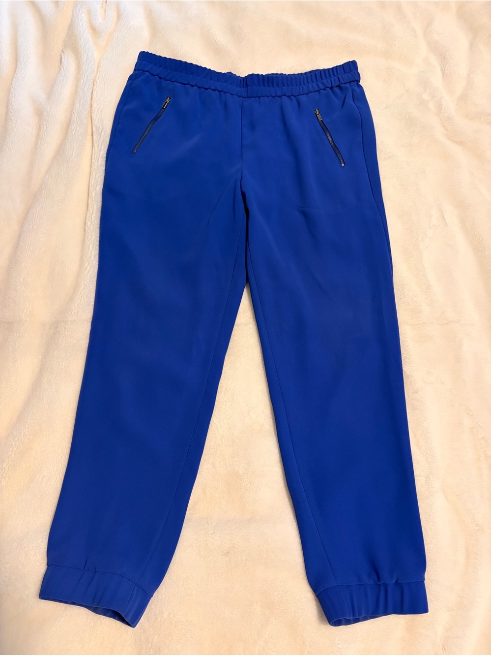 J. Crew Cobalt Blue Elastic Waist Pants